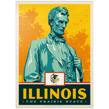 puzzleplate Illinois: The Prairie State 1000 Jigsaw Puzzle