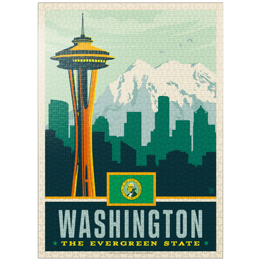puzzleplate Washington: The Evergreen State 1000 Jigsaw Puzzle