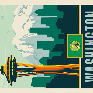 Washington: The Evergreen State 1000 Jigsaw Puzzle 3D Modell