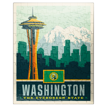 puzzleplate Washington: The Evergreen State 100 Jigsaw Puzzle
