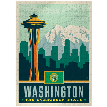 puzzleplate Washington: The Evergreen State 300 Jigsaw Puzzle