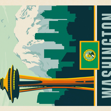 Washington: The Evergreen State 500 Jigsaw Puzzle 3D Modell