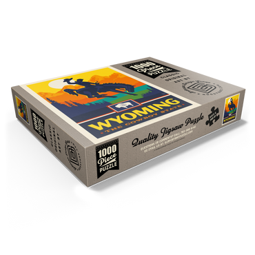Wyoming: The Cowboy State 1000 Jigsaw Puzzle box view1
