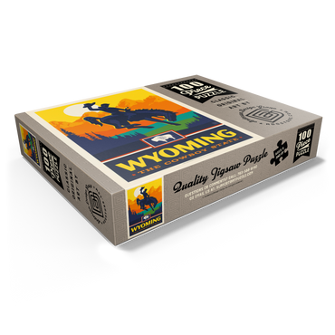Wyoming: The Cowboy State 100 Jigsaw Puzzle box view1
