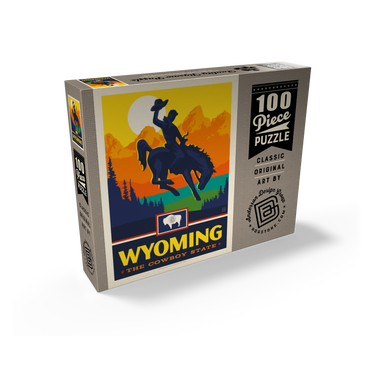 Wyoming: The Cowboy State 100 Jigsaw Puzzle box view2