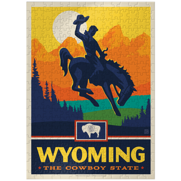 puzzleplate Wyoming: The Cowboy State 300 Jigsaw Puzzle