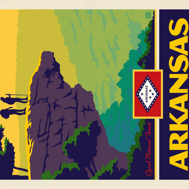Arkansas: The Natural State 100 Jigsaw Puzzle 3D Modell