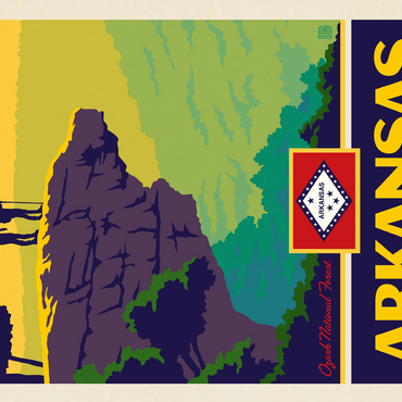 Arkansas: The Natural State 500 Jigsaw Puzzle 3D Modell