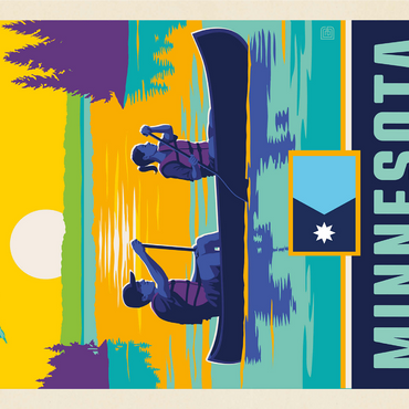 Minnesota: Land of 10,000 Lakes 1000 Jigsaw Puzzle 3D Modell