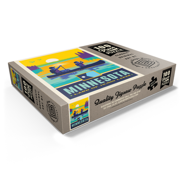 Minnesota: Land of 10,000 Lakes 100 Jigsaw Puzzle box view1