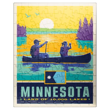 puzzleplate Minnesota: Land of 10,000 Lakes 100 Jigsaw Puzzle
