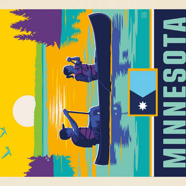 Minnesota: Land of 10,000 Lakes 100 Jigsaw Puzzle 3D Modell