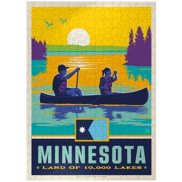 puzzleplate Minnesota: Land of 10,000 Lakes 300 Jigsaw Puzzle