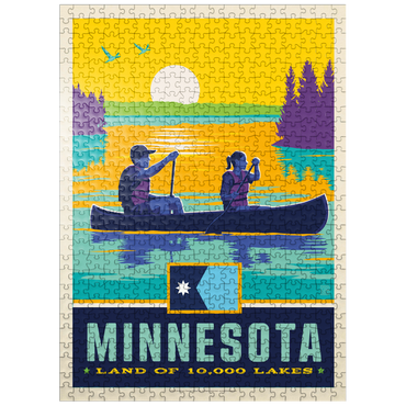 puzzleplate Minnesota: Land of 10,000 Lakes 500 Jigsaw Puzzle