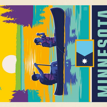 Minnesota: Land of 10,000 Lakes 500 Jigsaw Puzzle 3D Modell