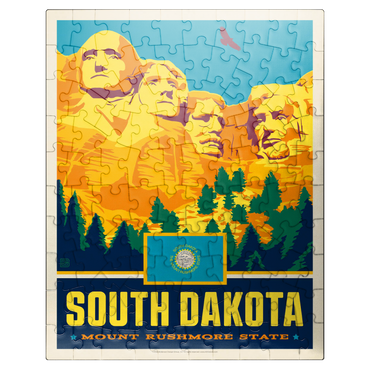 puzzleplate South Dakota: Mount Rushmore State 100 Jigsaw Puzzle