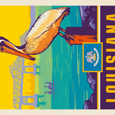 Louisiana: The Pelican State 1000 Jigsaw Puzzle 3D Modell