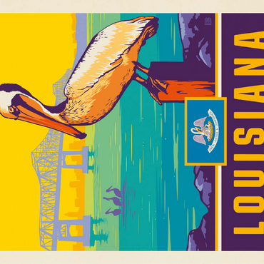 Louisiana: The Pelican State 100 Jigsaw Puzzle 3D Modell