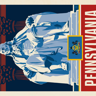 Pennsylvania: The Keystone State 100 Jigsaw Puzzle 3D Modell