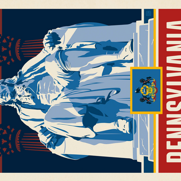 Pennsylvania: The Keystone State 500 Jigsaw Puzzle 3D Modell