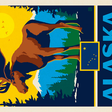 Alaska: The Last Frontier 1000 Jigsaw Puzzle 3D Modell