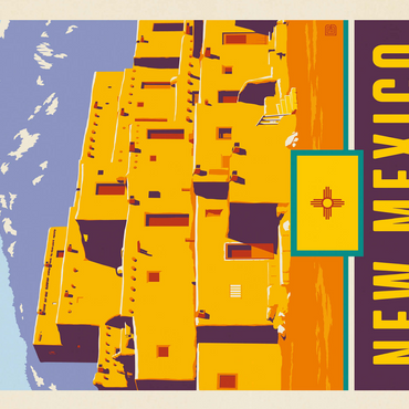 New Mexico: Land of Enchantment 500 Jigsaw Puzzle 3D Modell