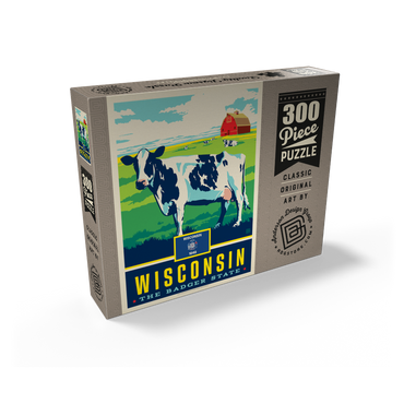 Wisconsin: The Badger State 300 Jigsaw Puzzle box view2