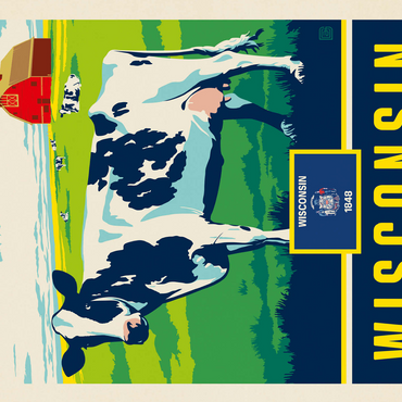 Wisconsin: The Badger State 500 Jigsaw Puzzle 3D Modell