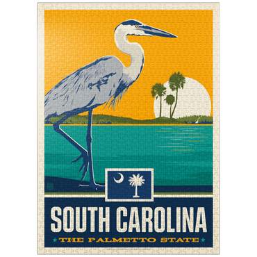 puzzleplate South Carolina: The Palmetto State 1000 Jigsaw Puzzle