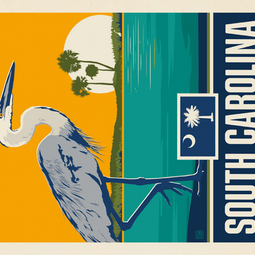 South Carolina: The Palmetto State 100 Jigsaw Puzzle 3D Modell