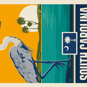 South Carolina: The Palmetto State 500 Jigsaw Puzzle 3D Modell