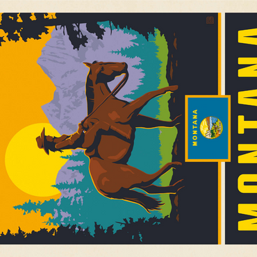 Montana: The Treasure State 1000 Jigsaw Puzzle 3D Modell