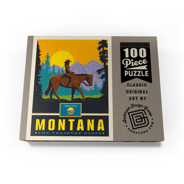 Montana: The Treasure State 100 Jigsaw Puzzle box view3