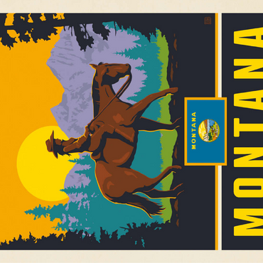 Montana: The Treasure State 100 Jigsaw Puzzle 3D Modell