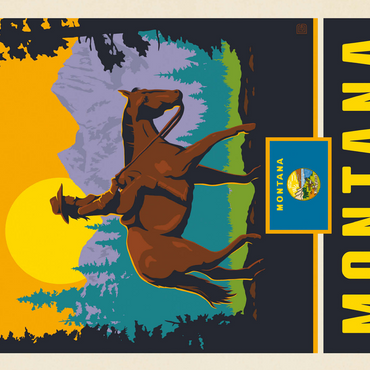 Montana: The Treasure State 500 Jigsaw Puzzle 3D Modell