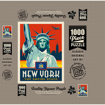 New York: The Empire State 1000 Jigsaw Puzzle box 3D Modell