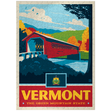 puzzleplate Vermont: The Green Mountain State 300 Jigsaw Puzzle