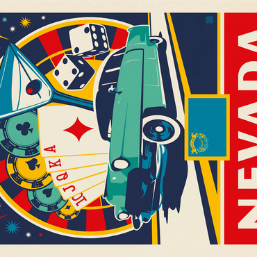 Nevada: The Silver State 1000 Jigsaw Puzzle 3D Modell