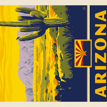 Arizona: The Grand Canyon State 100 Jigsaw Puzzle 3D Modell