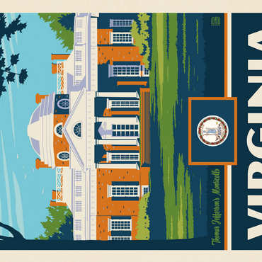 Virginia: The Old Dominion State 500 Jigsaw Puzzle 3D Modell