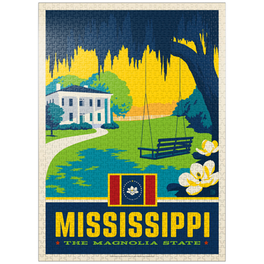 puzzleplate Mississippi: The Magnolia State 1000 Jigsaw Puzzle