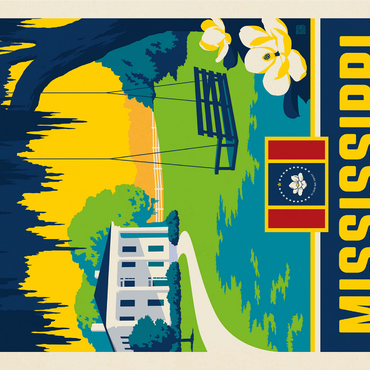 Mississippi: The Magnolia State 1000 Jigsaw Puzzle 3D Modell