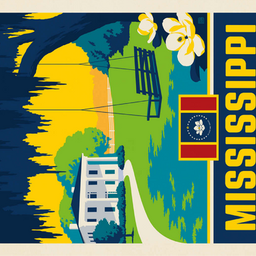 Mississippi: The Magnolia State 100 Jigsaw Puzzle 3D Modell