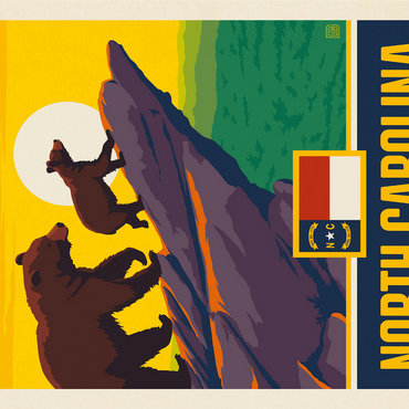 North Carolina: The Tar Heel State 1000 Jigsaw Puzzle 3D Modell