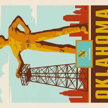 Oklahoma: The Sooner State 100 Jigsaw Puzzle 3D Modell