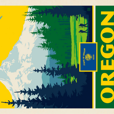 Oregon: The Beaver State 100 Jigsaw Puzzle 3D Modell