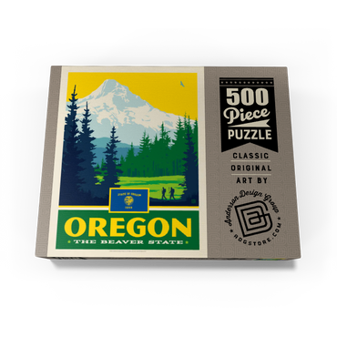 Oregon: The Beaver State 500 Jigsaw Puzzle box view3