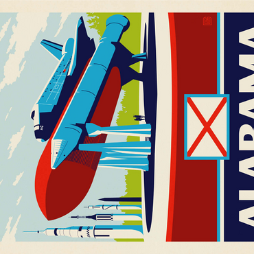 Alabama: The Yellowhammer State 1000 Jigsaw Puzzle 3D Modell