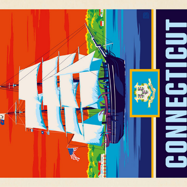 Connecticut: The Constitution State 100 Jigsaw Puzzle 3D Modell