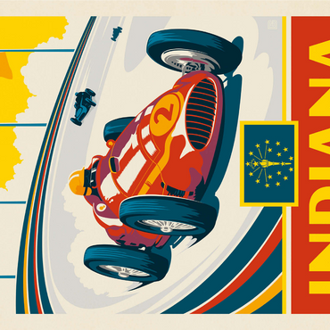 Indiana: The Hoosier State 1000 Jigsaw Puzzle 3D Modell